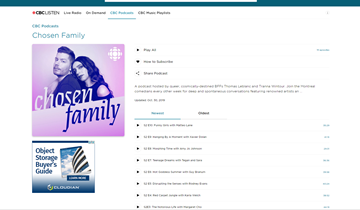 Podcast show page example