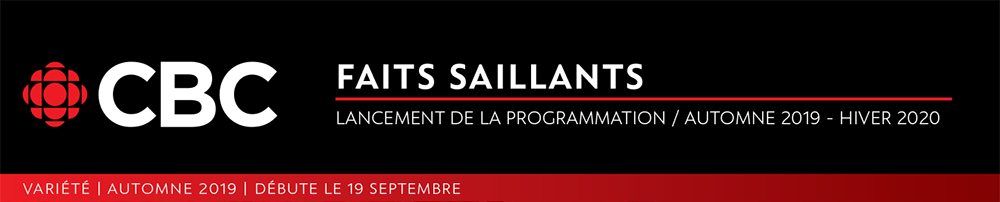 Lancement de la programmation Automne 2019 - Hiver 2020
